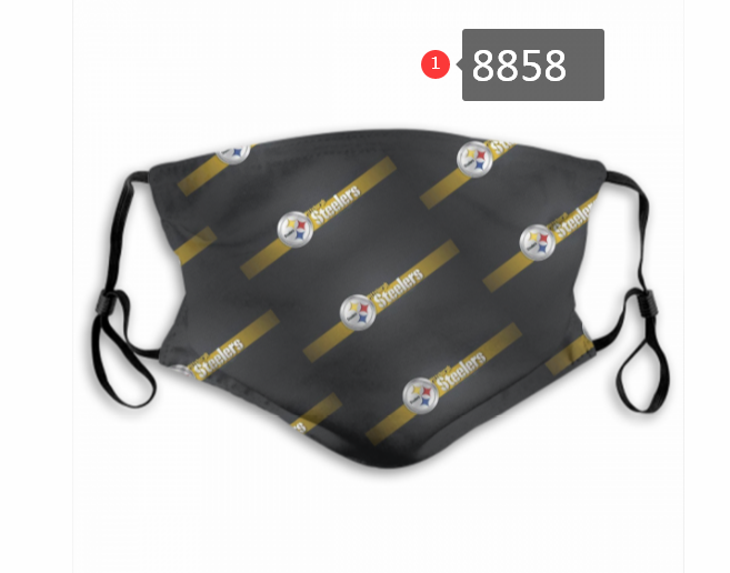 Pittsburgh Steelers #9 Dust mask with filter->nfl dust mask->Sports Accessory